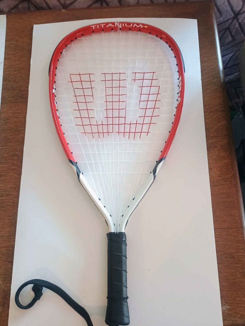 Wilson Ripper Titanium Racquetball Racket
This racket is Brand